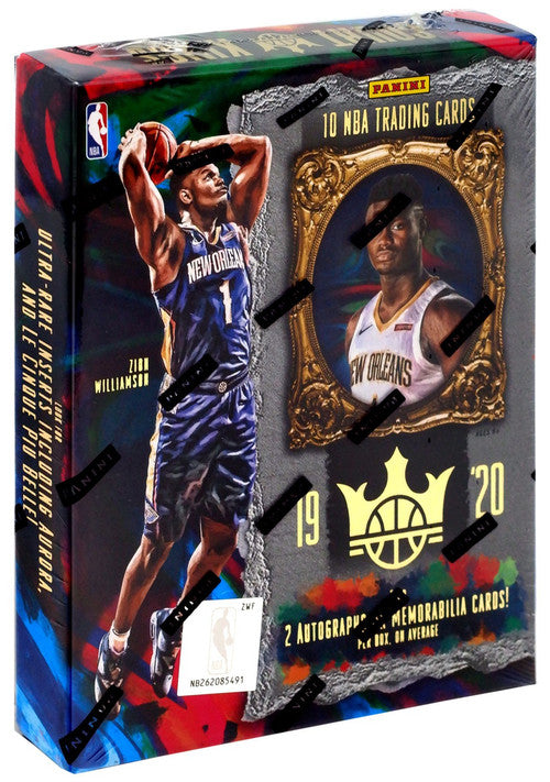 19/20 NBA Court Kings Hobby Box Sealed New