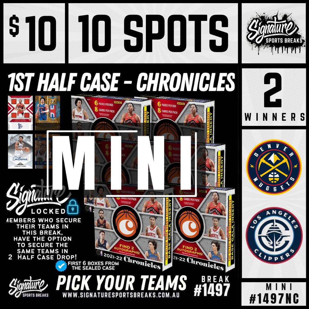 2 WINNERS!! MINI #1497NC