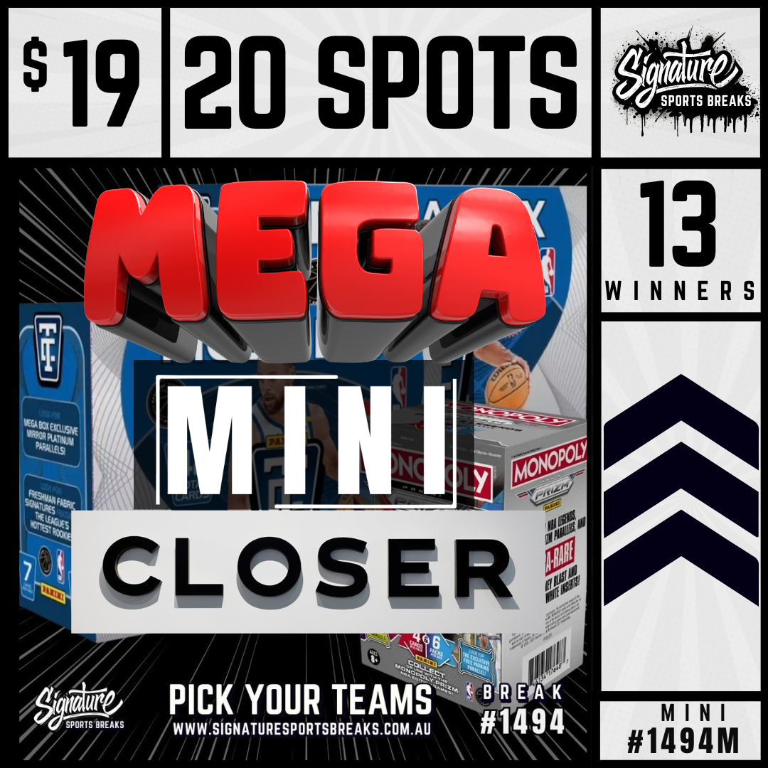 13 WINNERS!! MEGA MINI #1494M