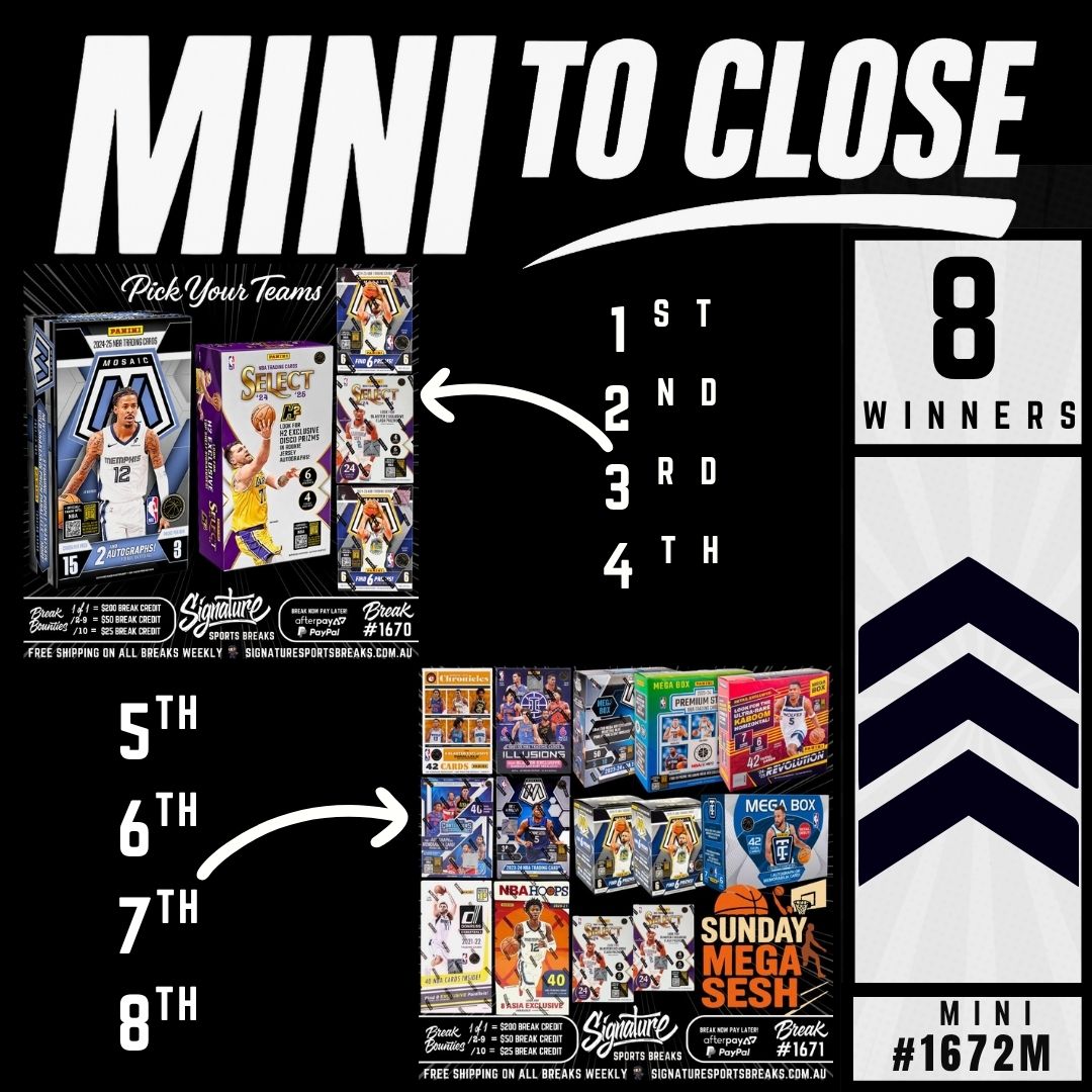 DOUBLE MINI TO CLOSE #1670 & #1671
