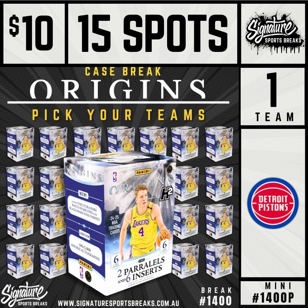 PISTONS ORIGINS CASE MINI #1400P