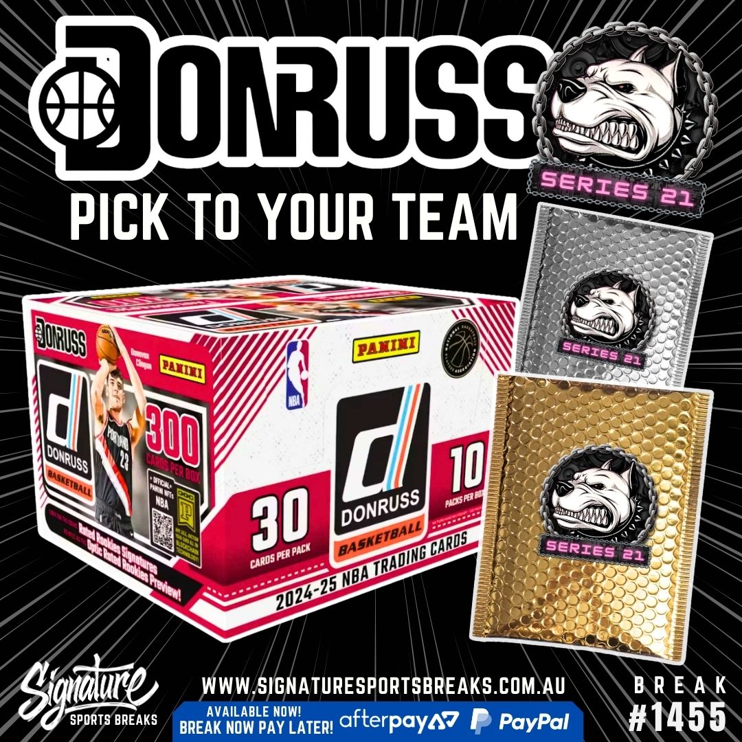 BREAK #1455 β DONRUSS 2024/25 HOBBY + MAD DAWG SERIES 21 REPACKS