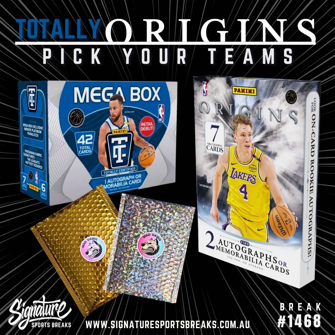 BREAK #1468 β ORIGINS/CERTIFIED/MAD DAWS