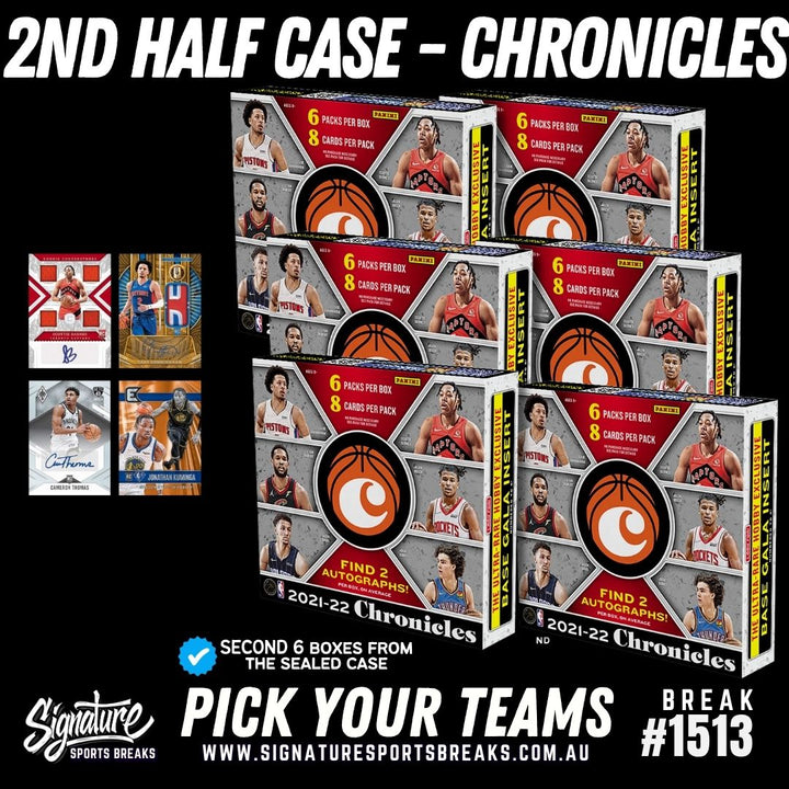 BREAK #1513 – 2021-22 CHRONICLES 2ND HALF CASE