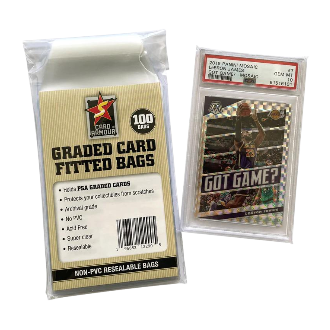 Card Armour Graded Card Fitted Bags (100 pack)