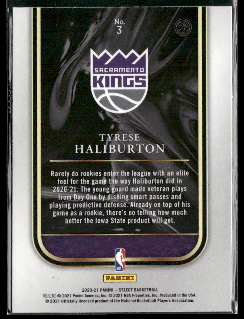 Tyrese Haliburton 2020-21 Rookie Selections RC Trading Card Kings