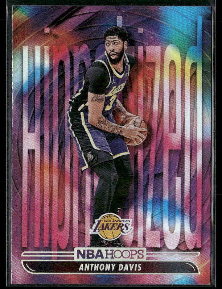 Anthony Davis 2021-22 Hoops Hipnotized SSP Trading Card Lakers