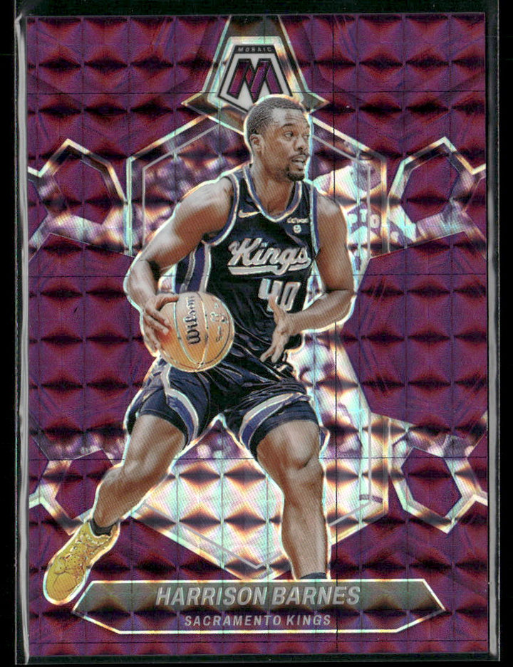 Harrison Barnes 2023-24 Mosaic Purple /99 Trading Card Kings