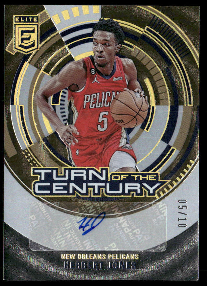 2023-24 Elite HERBERT JONES Turn of the Century GOLD 06/10 #TCS-HJN