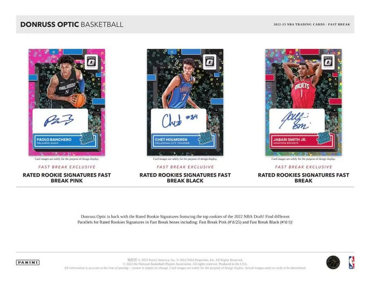 OPTIC 2022/23 FASTBREAK HOBBY PERSONAL BREAK