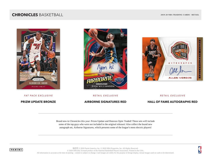 19/20 NBA Chronicles Blaster Box