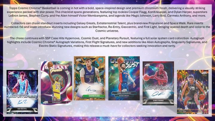 2025/26 Topps Chrome Cosmic Hobby Box
