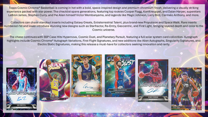 2025/26 Topps Cosmic Chrome NBA Hobby Box Break #2158 | Pick Your Team - LAST BOX FROM CASE!