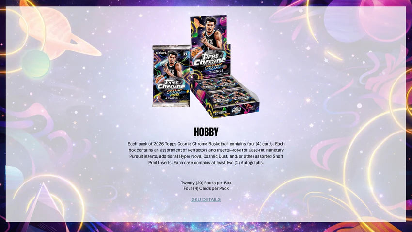 2025/26 Topps Chrome Cosmic Hobby Box