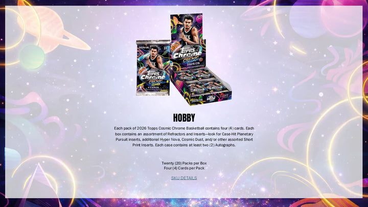 2025/26 Topps Chrome Cosmic Hobby Box
