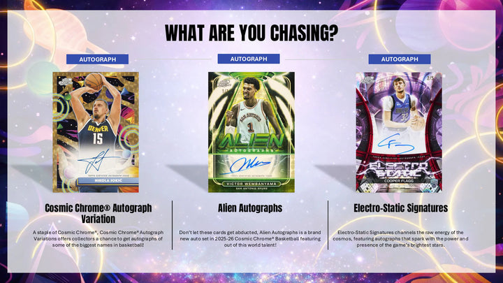 2025/26 Topps Cosmic Chrome NBA Hobby Box Break #2158 | Pick Your Team - LAST BOX FROM CASE!