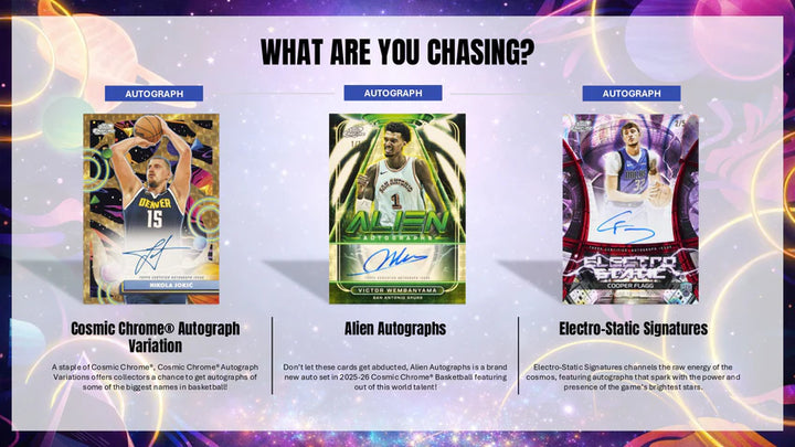 2025/26 Topps Chrome Cosmic Hobby Box