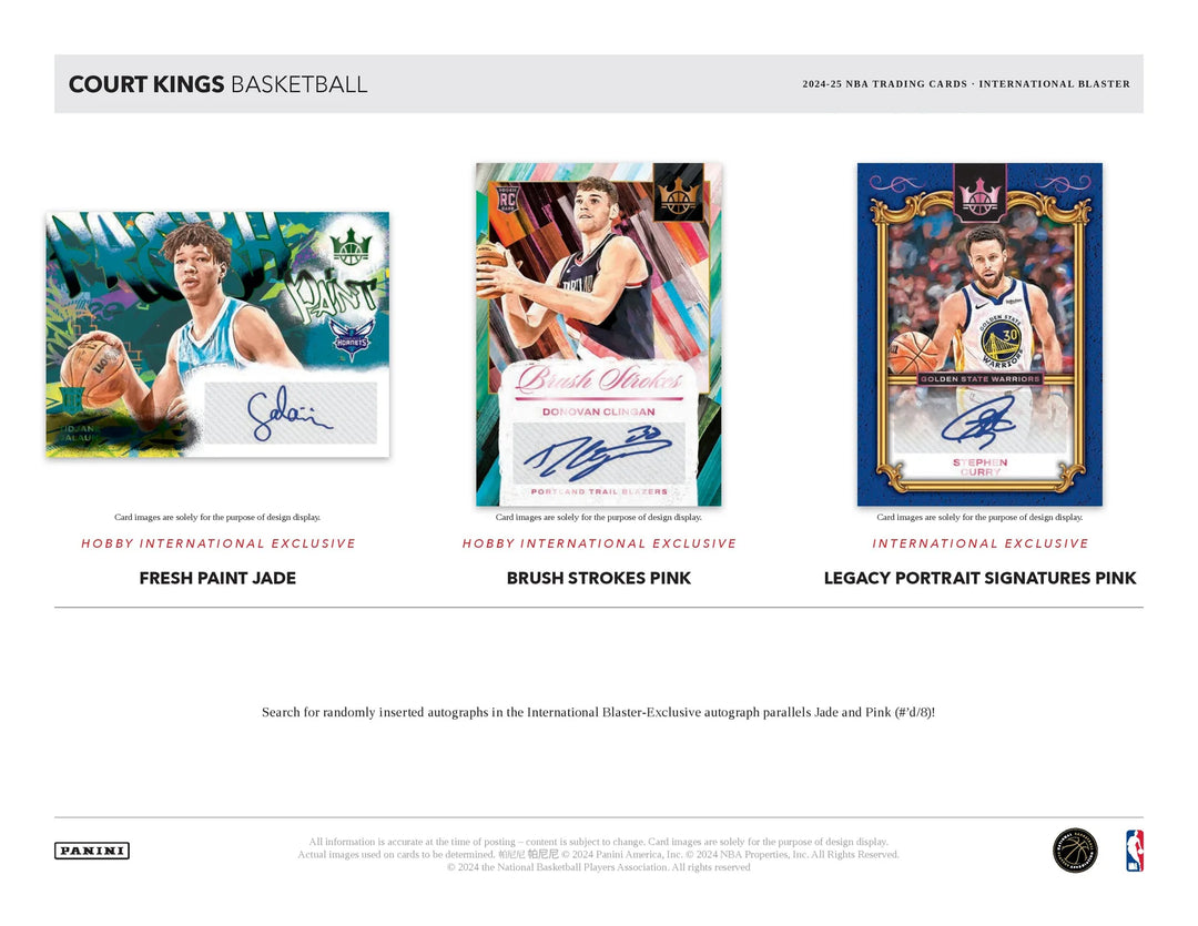 COURT KINGS 2024-25 CASE BREAK NEW RELEASE - PICK YOUR PLAYER M-Z 1350