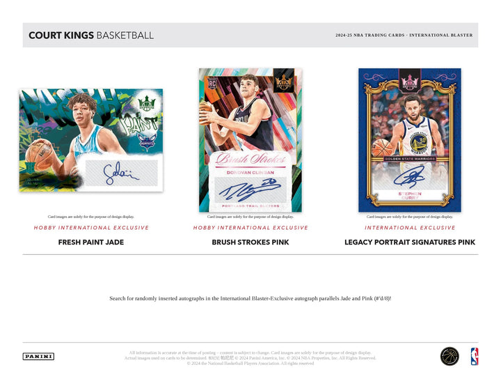COURT KINGS 2024-25 CASE BREAK NEW RELEASE - PICK YOUR PLAYER M-Z 1350