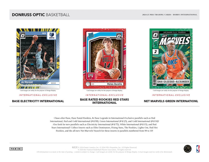 BREAK #1788 - OPTIC INTL HOBBY HALF CASE - NEW RELEASE