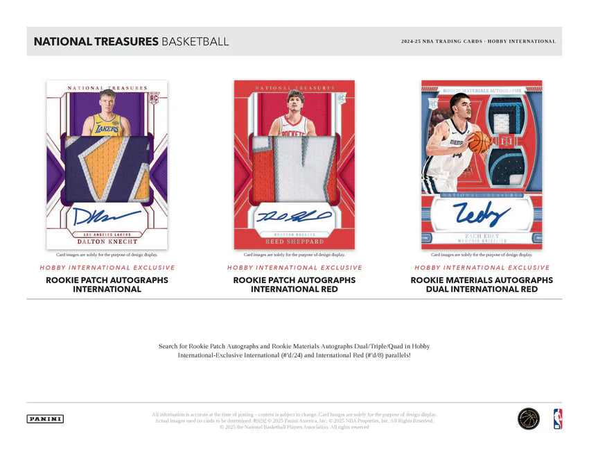 BREAK #2086 - NATIONAL TREASURES & SILHOUETTE 2024-25 DOUBLE DELIGHT - 12 AUTOS/MEMS!