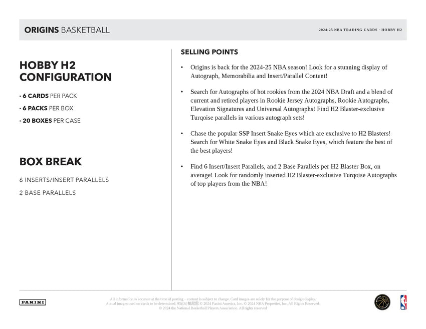 2024-25 ORIGINS H2 CASE NEW RELEASE PYT #1400