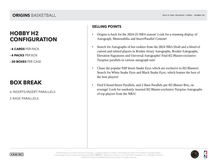 2024-25 ORIGINS H2 CASE NEW RELEASE PYT #1400