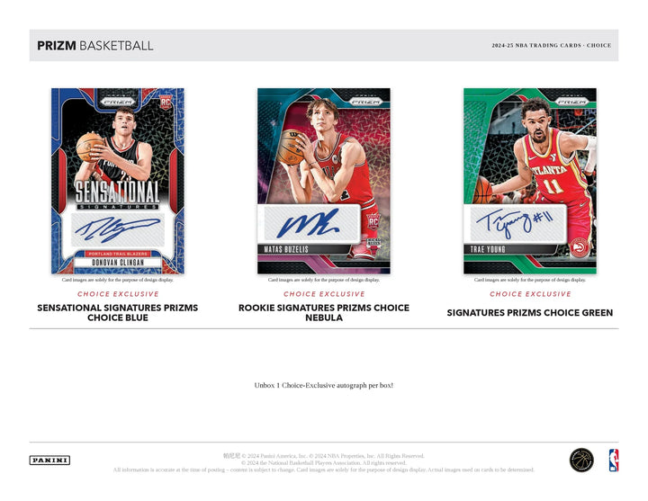 24/25 Panini Prizm Choice Box NBA