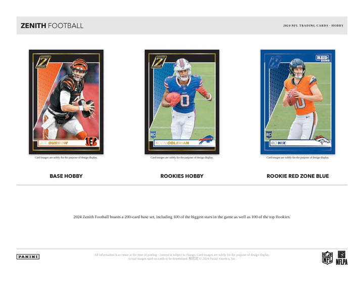 ZENITH NFL 4 BOX PYT #1324 NEW RELEASE