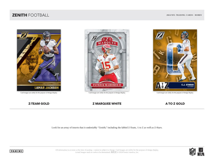 ZENITH NFL 4 BOX PYT #1324 NEW RELEASE