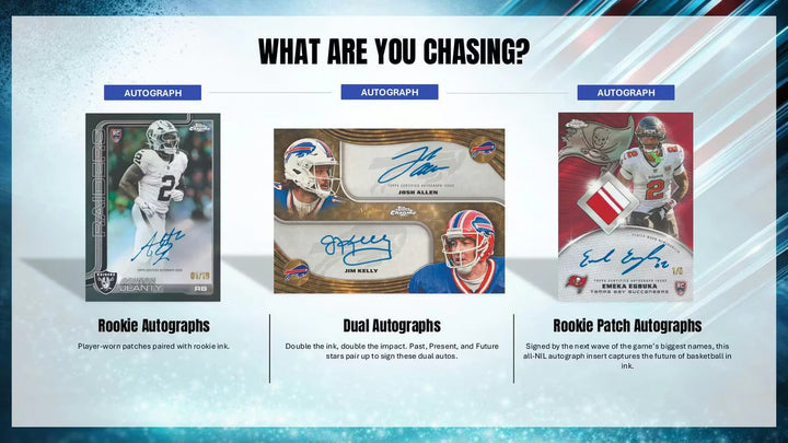 2025 Topps Chrome Value Blaster Box NFL