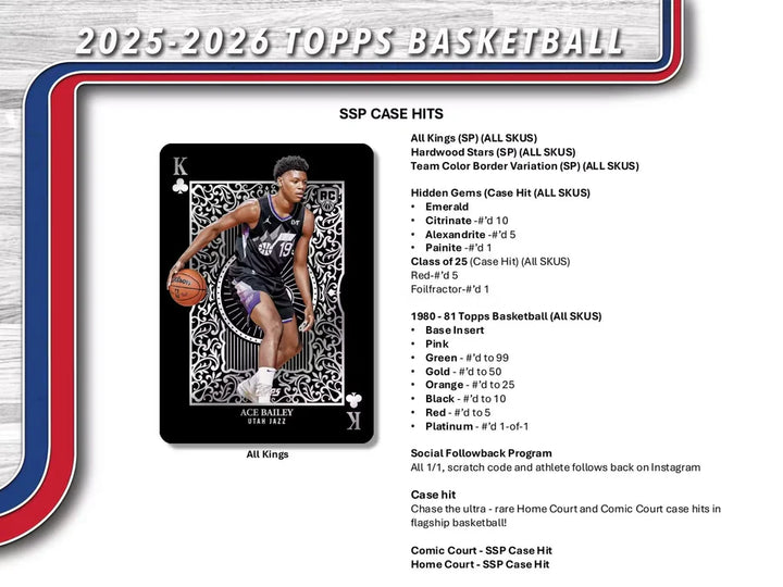 2025-26 Topps NBA Basketball Value Box
