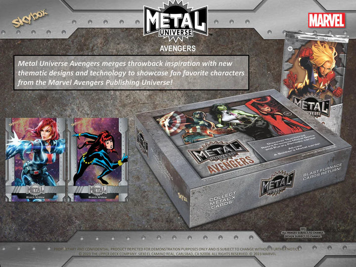 UPPER DECK MARVEL AVENGERS METAL 2 BOX RANDOM PACK BREAK