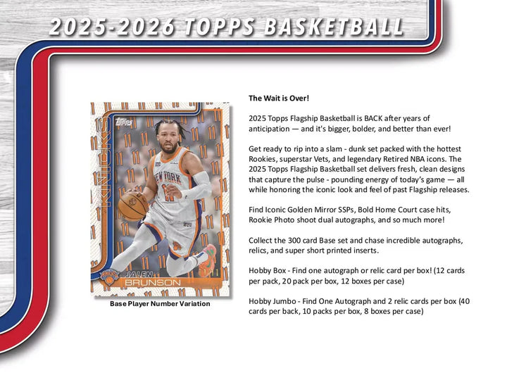 2025-26 Topps NBA Basketball Value Box