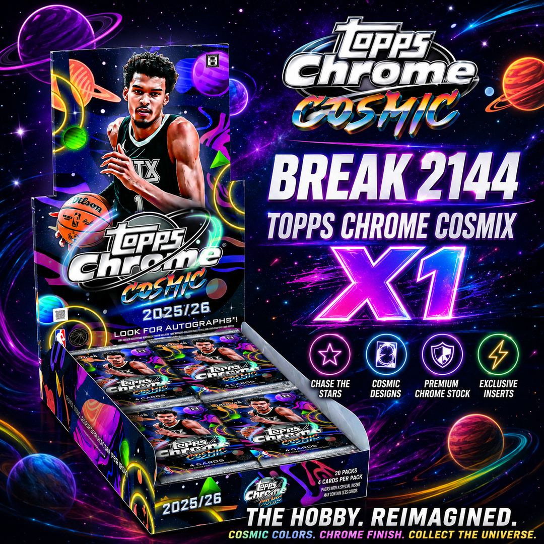2025/26 Topps Cosmic Chrome NBA Hobby Box Break #2144 | Pick Your Team