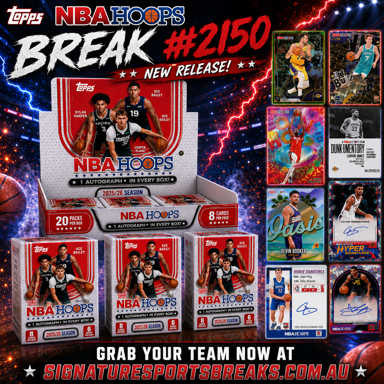 2025/26 Topps HOOOPS NBA Hobby Mixer Break #2150 | Pick Your Team