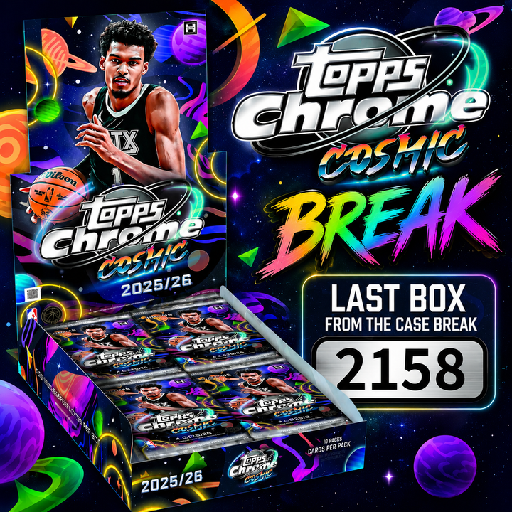 2025/26 Topps Cosmic Chrome NBA Hobby Box Break #2158 | Pick Your Team - LAST BOX FROM CASE!