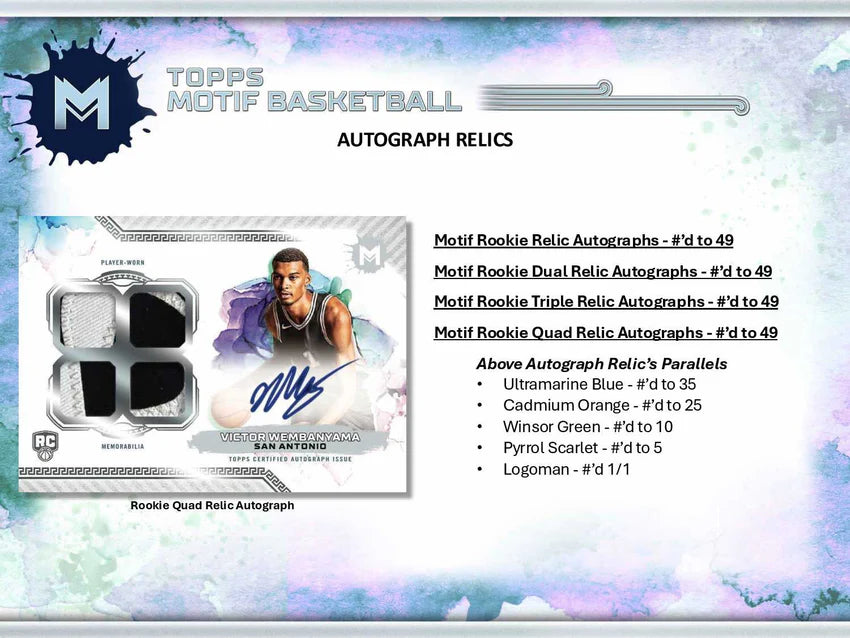 2023-24 TOPPS MOTIF 10 SPOTS/3 TEAMS  #1458