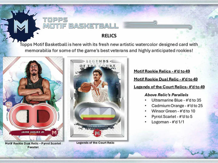 2023-24 TOPPS MOTIF 10 SPOTS/3 TEAMS  #1458