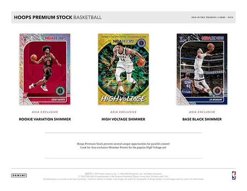 2019-20 Panini Hoops Premium Stock Tmall Asia Box