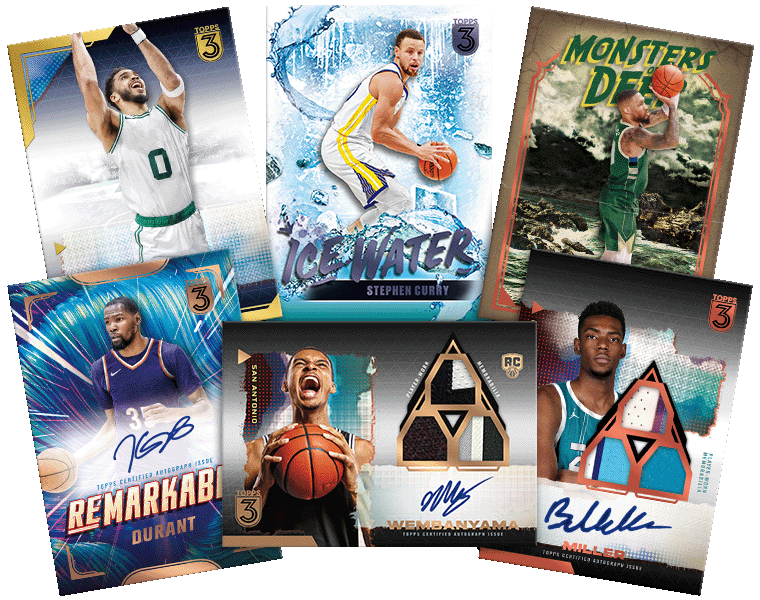 23/24 Topps 3 Hobby Basketball Box