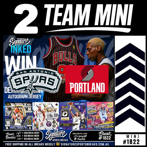 SPURS/BLAZERS MINI 1822