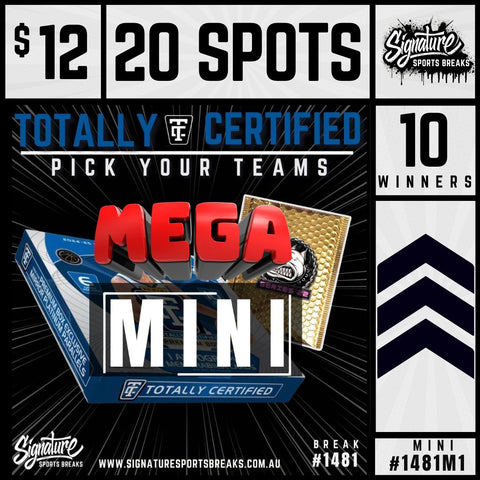 10 WINNERS!! MEGA MINI #1481M1