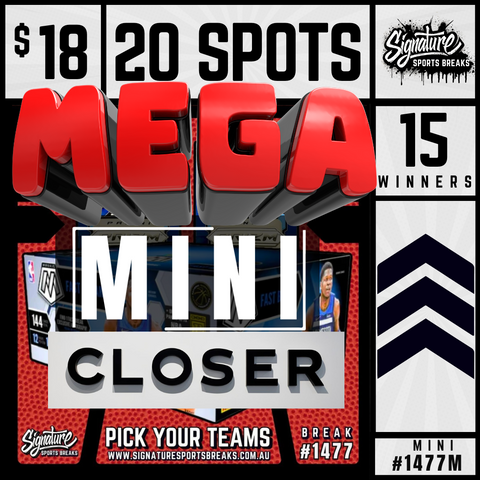 15 WINNERS!! MEGA MINI #1477M