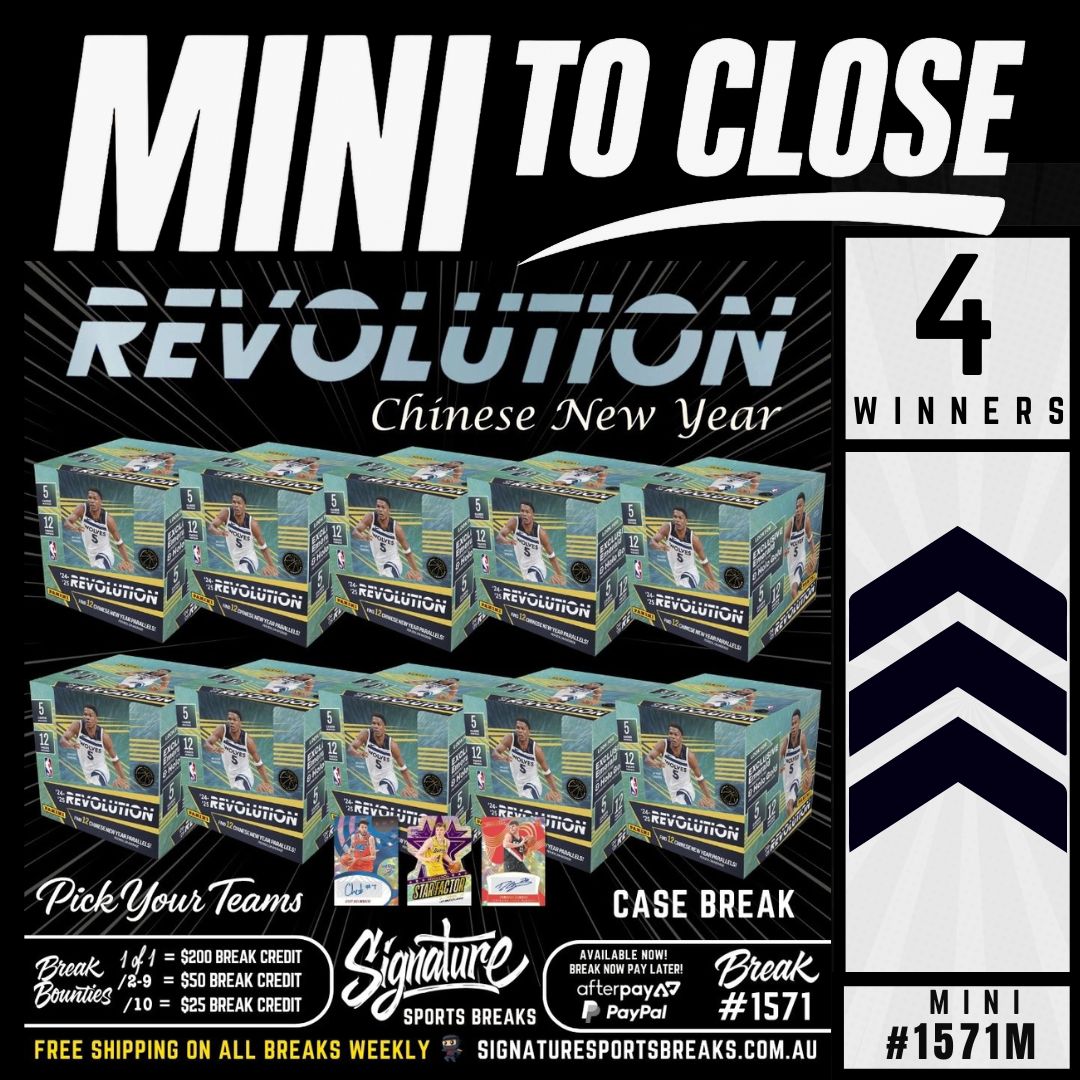 MINI TO CLOSE REVOLUTION CNY CASE - 4 WINNERS #1571M