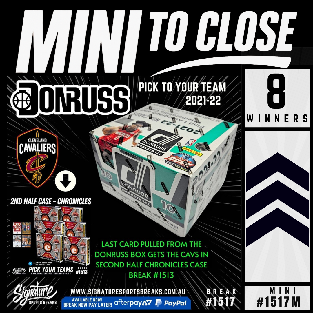 MINI TO CLOSE - DONRUSS #1517M