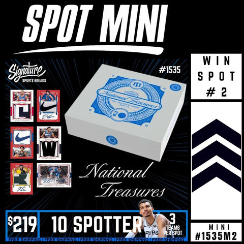 SPOT #2  MINI NATIONAL TRASURES #1535M2