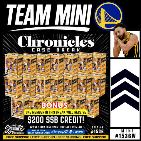 WARRIORS MINI CHRONICLES CASE #1536W