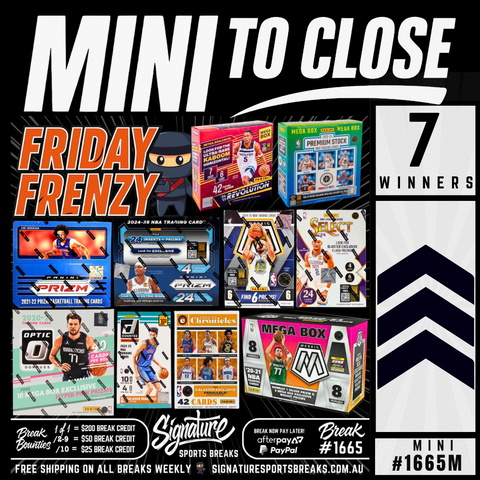 MINI TO CLOSE #1667M FRIDAY FRENZY