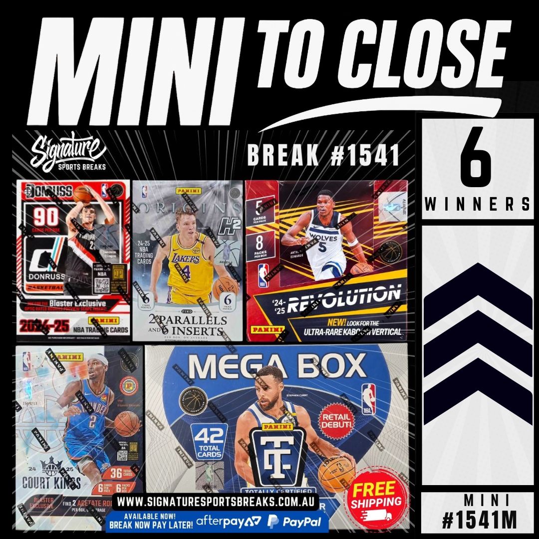 MINI TO CLOSE - #1541M - 6 WINNERS!